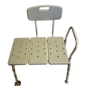 Medline Transfer Bench Slip-Resistant Feet, Heavy-Duty 400 lb. Weight Capacity